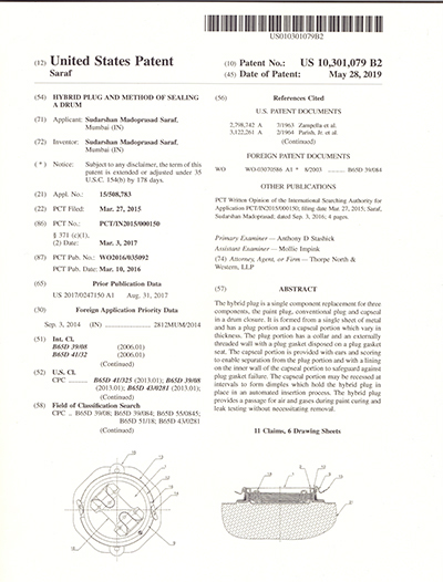 Patent for Hybrid Plug